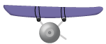 Straps on cart